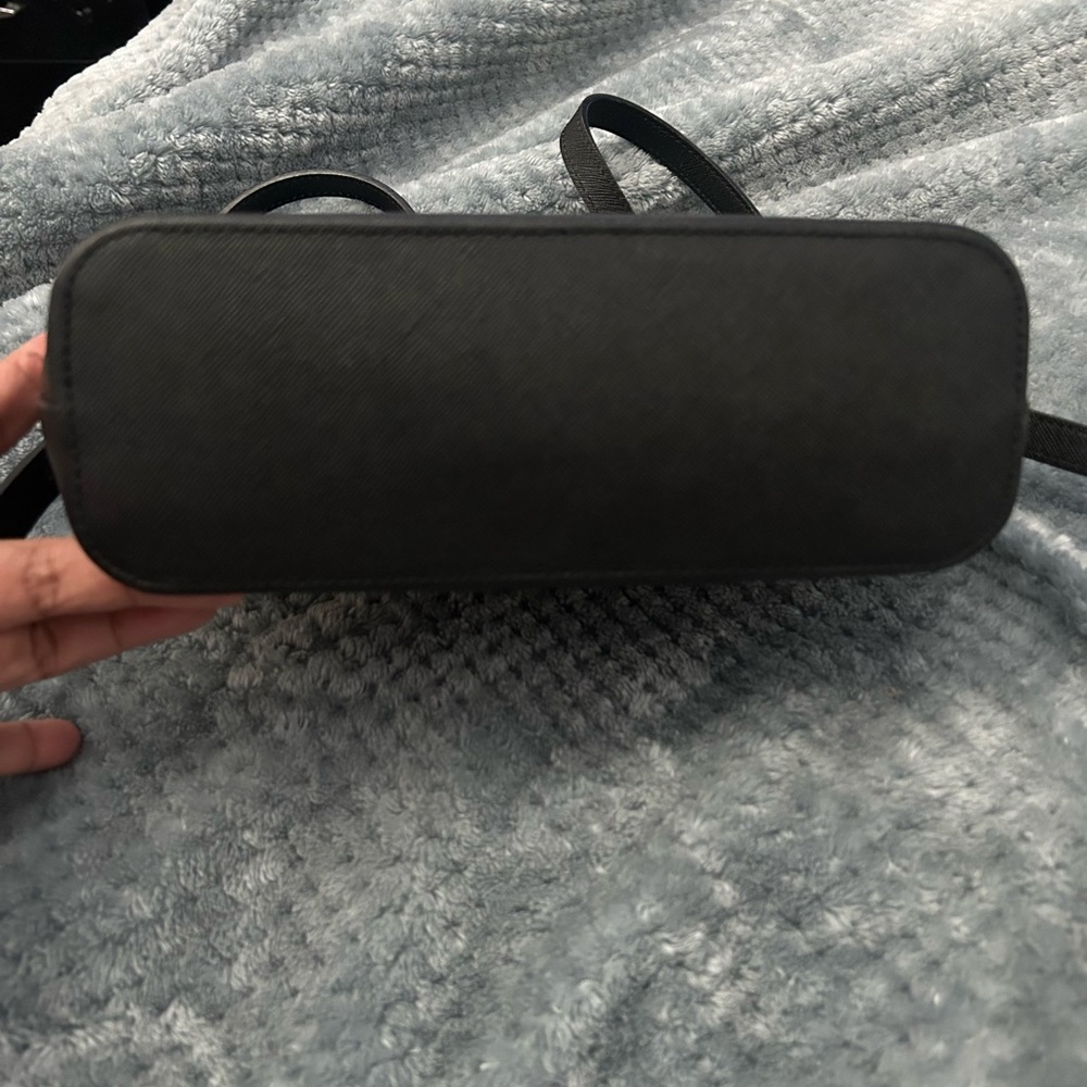 Burberry Black and Cream Check Crossbody Bag - Picture 13 of 15